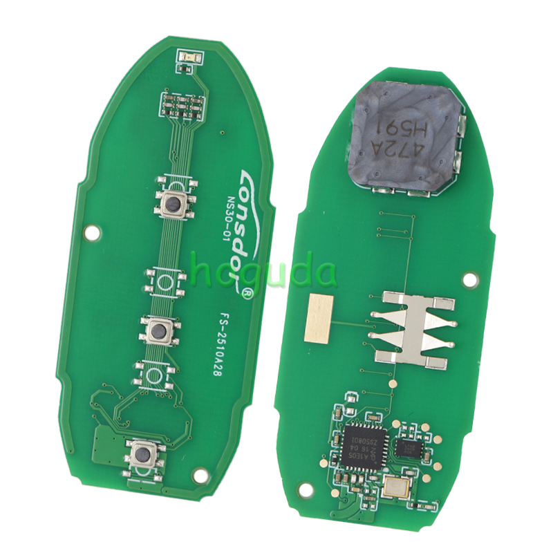 Lonsdor Nissan NS30-0B 3 button smart key with ID46 ID47 ID4A Chip , Frequency 315MHz 433.92Mhz  98% Coverage2008-202550+ Models ALL NISSAN/INFINITE KEYS ALTIMA SENTRA PATROL ROGUE X-TRAIL etc.