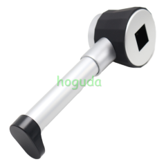 Handheld 45X Folding Linen Tester Metal Magnifiers Magnifying Glass with Light Calibration