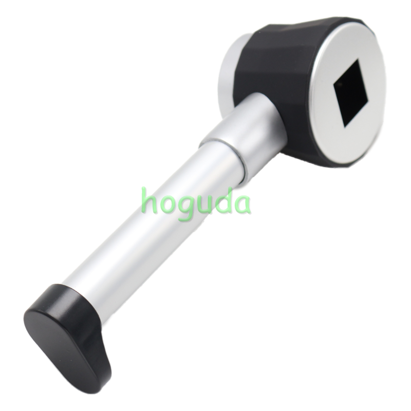 Handheld 45X Folding Linen Tester Metal Magnifiers Magnifying Glass with Light Calibration