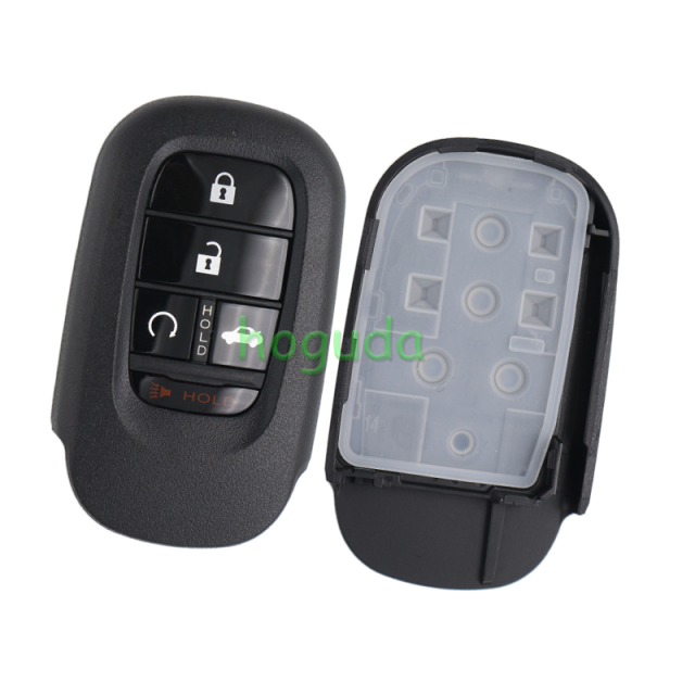 For Honda Accord Civic 4+1 button smart remote Key with  4A Chip 433.92MHz  FCCID:KR5TP-4