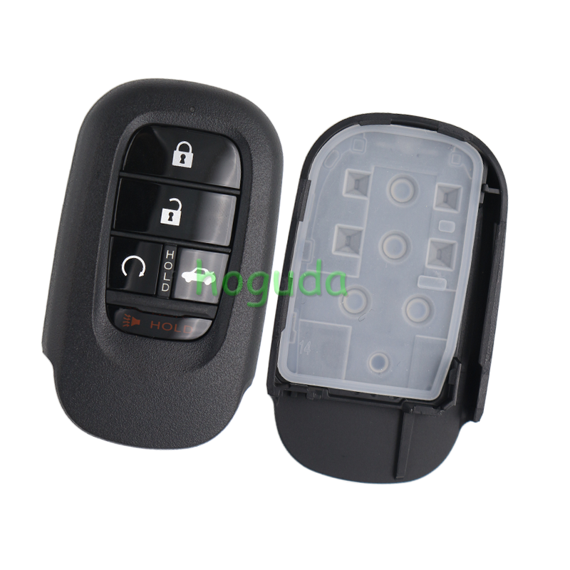 For Honda Accord Civic 4+1 button smart remote Key with  4A Chip 433.92MHz  FCCID:KR5TP-4