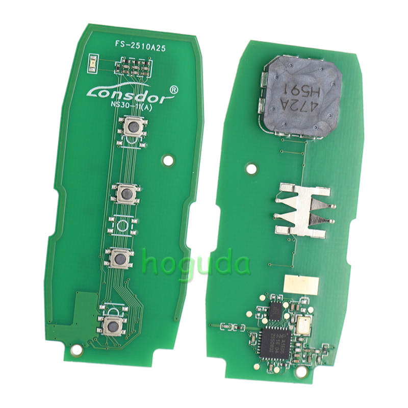 Lonsdor Nissan NS30-13 3+1 button smart key with ID46 ID47 ID4A Chip , Frequency 315MHz 433.92Mhz  98% Coverage2008-202550+ Models ALL NISSAN/INFINITE KEYS ALTIMA SENTRA PATROL ROGUE X-TRAIL etc.