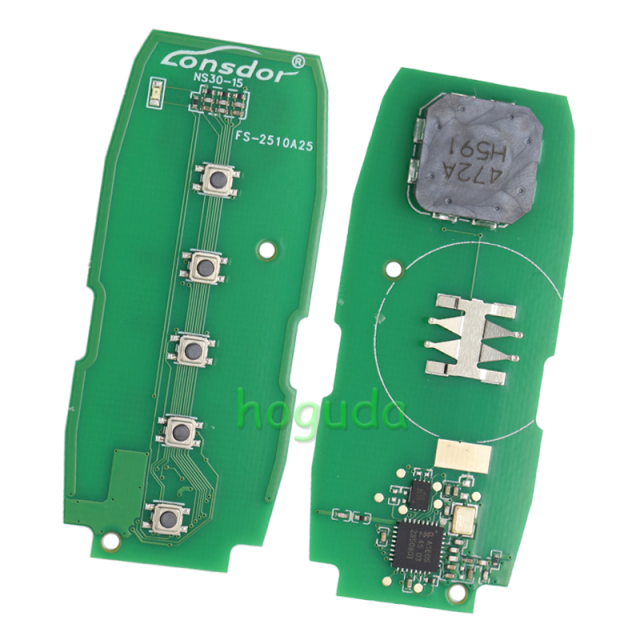 Lonsdor Nissan NS30-15 4+1 button smart key with ID46 ID47 ID4A Chip , Frequency 315MHz 433.92Mhz  98% Coverage2008-202550+ Models ALL NISSAN/INFINITE KEYS ALTIMA SENTRA PATROL ROGUE X-TRAIL etc.