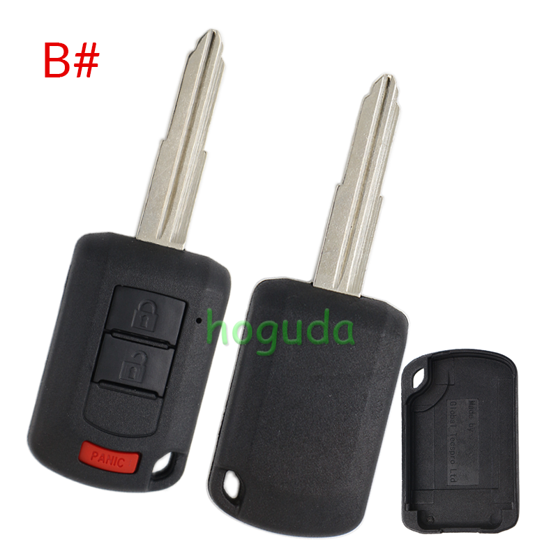For GTL Mitsubishi2/ 2+1/3/3+1 button remote key blank stronger enhanced version