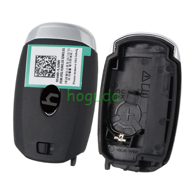 For Original Hyundai 5 button keyless go Smart Remote Key Fob with 6A chip 433Mhz FCC ID: NYOMBEC5FOB2004 P/N: 95440-AA000