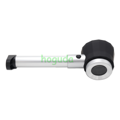 Handheld 45X Folding Linen Tester Metal Magnifiers Magnifying Glass with Light Calibration