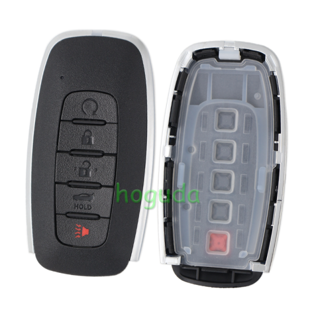 Lonsdor Nissan NS30-16 4+1 button smart key with ID46 ID47 ID4A Chip , Frequency 315MHz 433.92Mhz  98% Coverage2008-202550+ Models ALL NISSAN/INFINITE KEYS ALTIMA SENTRA PATROL ROGUE X-TRAIL etc.