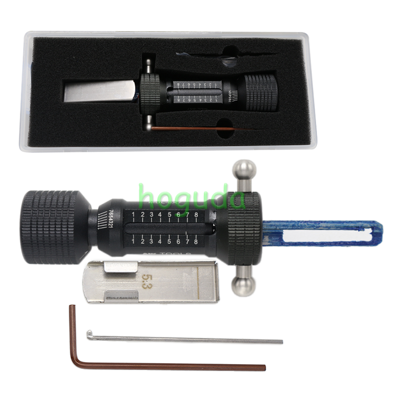 AKK MUL 8*7 For Fiat Key Tool Suitable for 8-Bead/7-Bead Flat Key Lock Dimensions 160mm x 70mm x 40mm