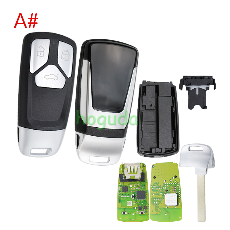 XHORSE MLB special PCBA 3 button smart key XSMA4YEN,support MLB models for AU VW Bentley Prosche Lamborghini