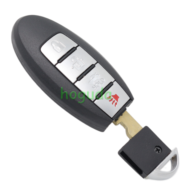 For Nissan 4 button remote key 433.92mhz, chip: 7945M(4A) for 2016 Nissan Rogue FCCID:kr5s180144106