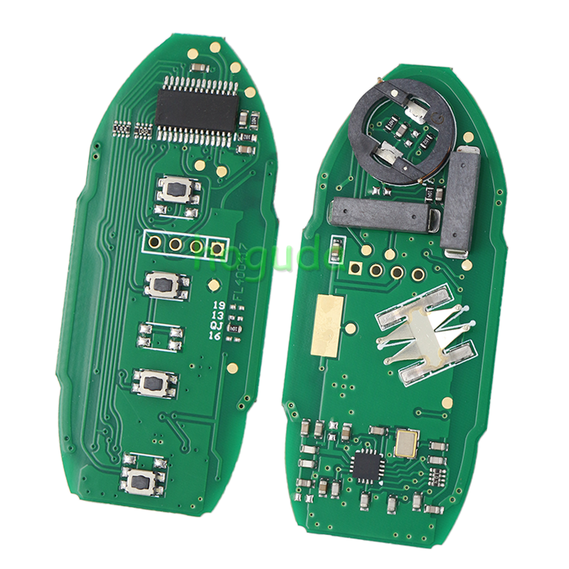 For Nissan 4 button remote key 433.92mhz, chip: 7945M(4A) for 2016 Nissan Rogue FCCID:kr5s180144106