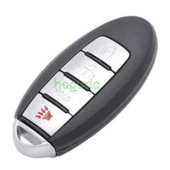 For Nissan 4 button remote key 433.92mhz, chip: 7945M(4A) for 2016 Nissan Rogue FCCID:kr5s180144106