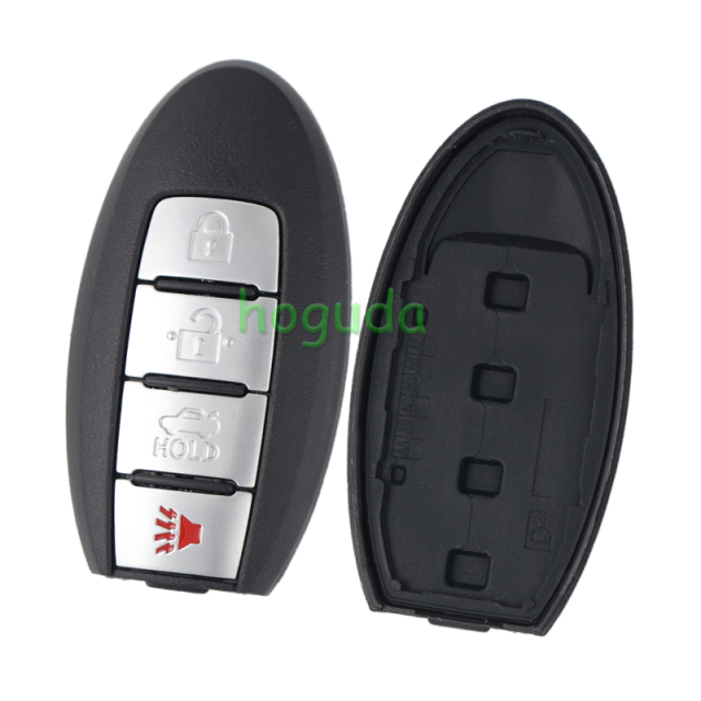 For Nissan 4 button remote key 433.92mhz, chip: 7945M(4A) for 2016 Nissan Rogue FCCID:kr5s180144106