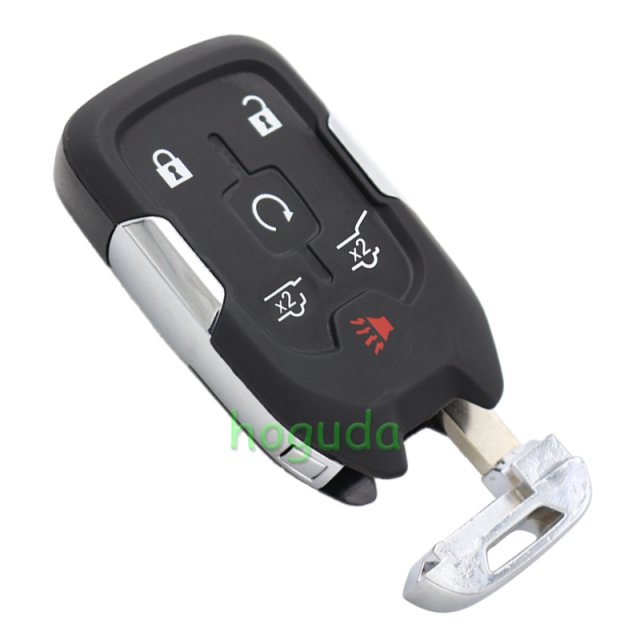 For Chevrolet 4+1 button remote key with PCF7941E NCF2951xETT 46E CHIP 433.92MHz ASK FCC ID:HYQ1EA P/N:13508398/13529632