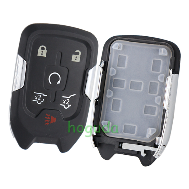 For Chevrolet 4+1 button remote key with PCF7941E NCF2951xETT 46E CHIP 433.92MHz ASK FCC ID:HYQ1EA P/N:13508398/13529632