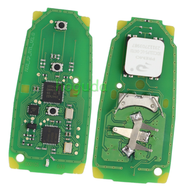 For KYDZ Audi 5D smart key with 433mhz MQB49 chip without UWB function