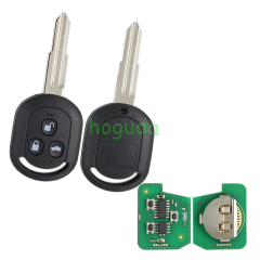 For Chevrolet  3 button remote key with 433Mhz ASK 4D60 Chip Fccid: SAKS-01TX