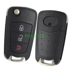 For GREAT WALL 3 button flip remote key shell