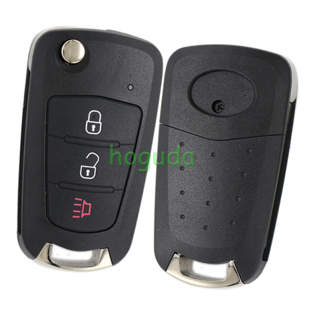 For GREAT WALL 3 button flip remote key shell