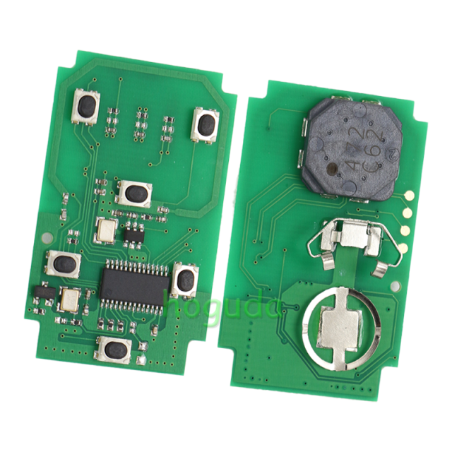 For Chevrolet 4+1 button remote key with PCF7941E NCF2951xETT 46E CHIP 433.92MHz ASK FCC ID:HYQ1EA P/N:13508398/13529632