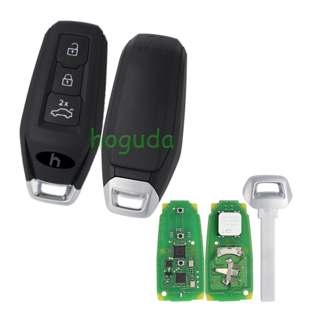 For KYDZ Audi 5D smart key with 433mhz MQB49 chip without UWB function