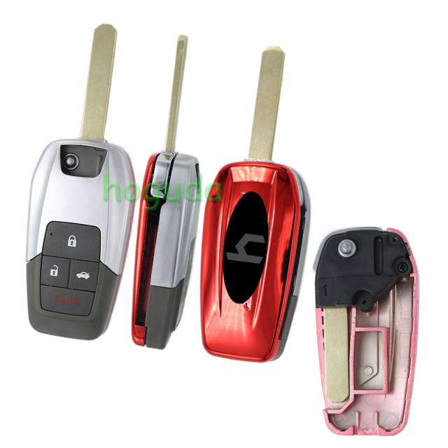 For  Honda 3+1 button modified remote key blank