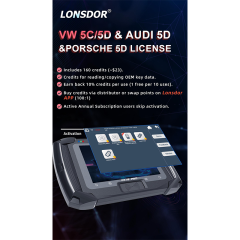Lonsdor VW 5C/5D&amp;AUDI5D&amp;PORSCHE 5D LICENSE