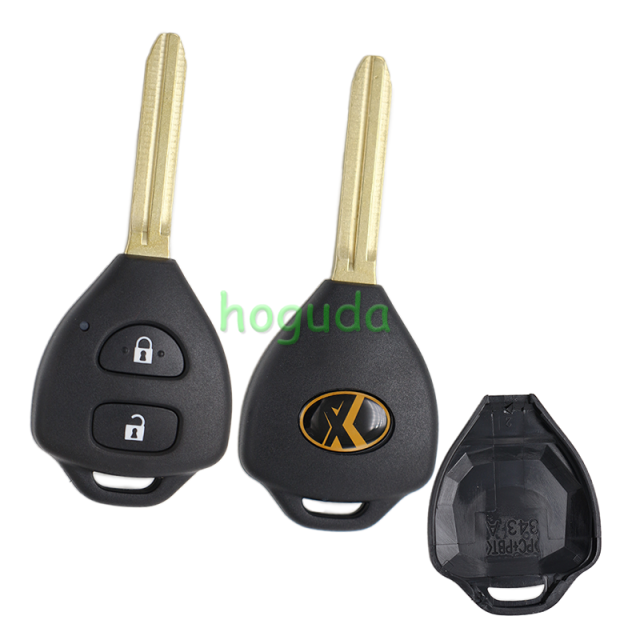 Xhorse XKTO25EN Wired Universal Remote Key for Toyota Style Flat 2 Buttons