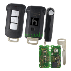 For Original Mitsubishi eclipse cross 2 button remote key with 433MHz 02741-18-05242  FCCID：GHR-M014
