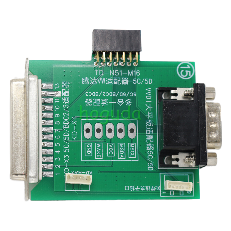 Universal 14PCS/SET  BDC3 VAG 5C/ 5D 8 in 1 Clip Adapters For reading original key data to add a spare key.