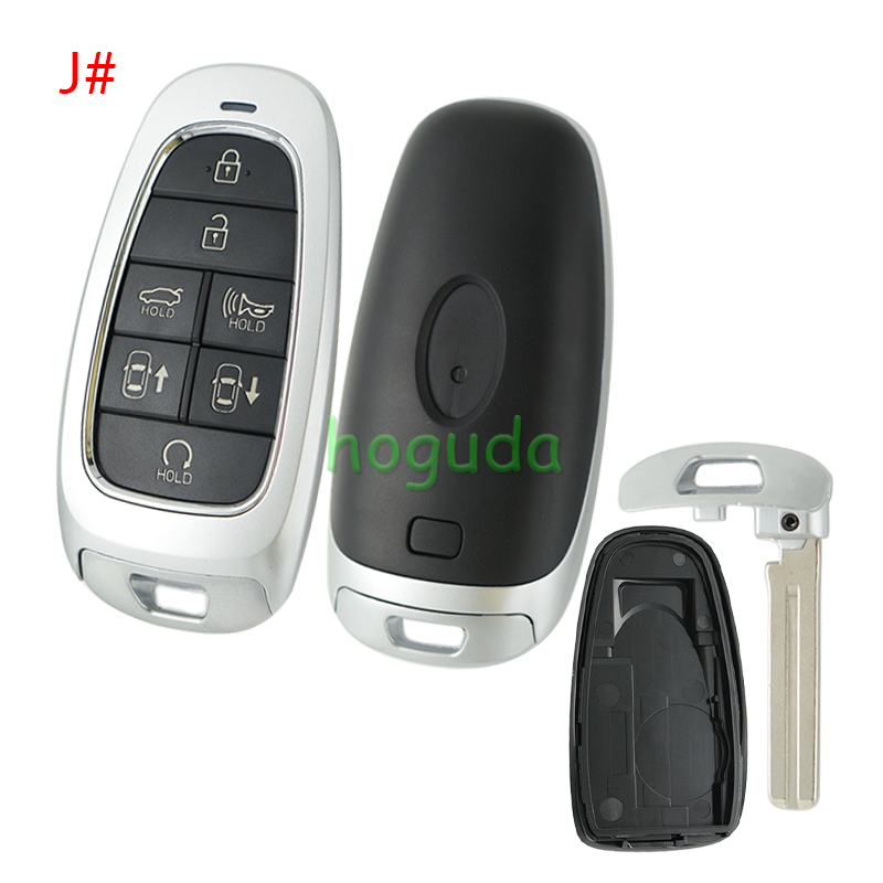 For Hyundai 3/4/5/7 button Smart Remote Key Shell