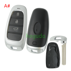 For Hyundai 3/4/5/7 button Smart Remote Key Shell