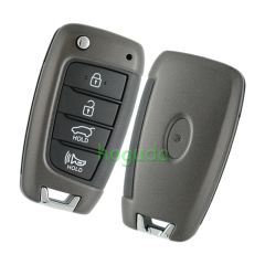 For Hyundai 3/4 button flip remote key blank