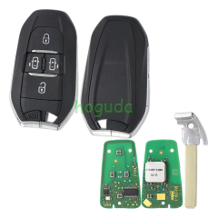 For Peugeot Expert 4 button remote key with 433mhz 4A HITAG AES chip