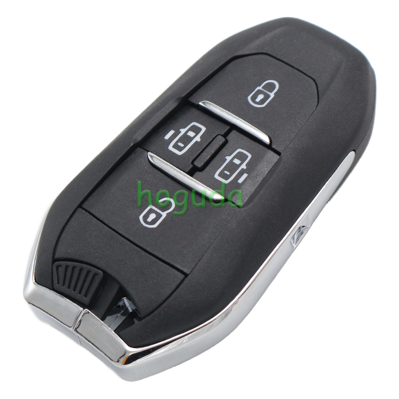 For Peugeot Expert 4 button remote key with 433mhz 4A HITAG AES chip