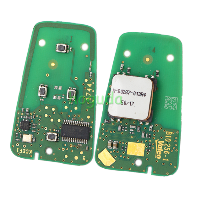 For Peugeot Expert 4 button remote key with 433mhz 4A HITAG AES chip