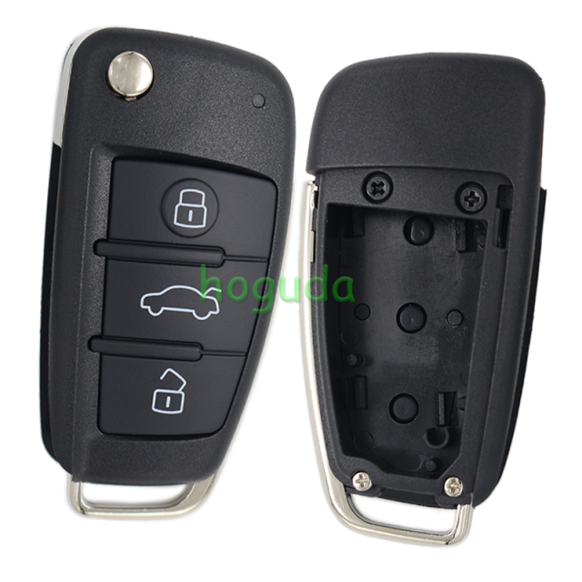 Xhorse XKA620EN Wire Remote Key Audi A6L Q7 Flip 3 buttons