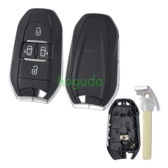 For Peugeot 4 button remote Key Shell with VA2 307 blade