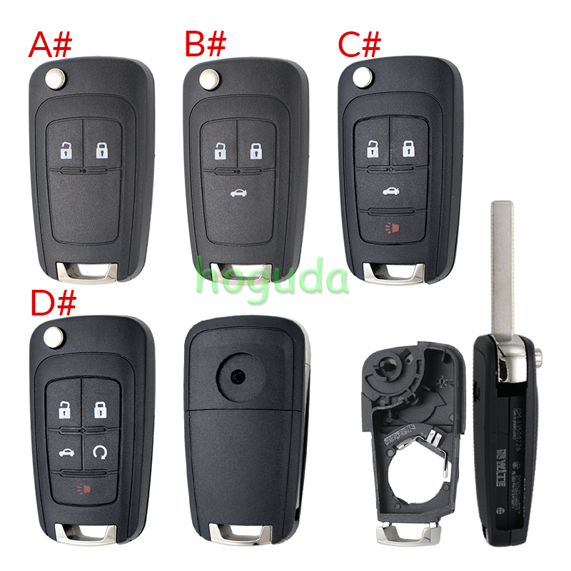 For Cherolet 2/3/3+1/4+1 button remote key blank