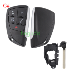 For Chevrolet 2+1/3+1/4+1/5+1 button smart remote key blank