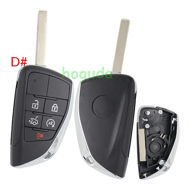 For Chevrolet 2/3/3+1/4+1 button modified flip remote key blank