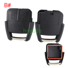 For Chevrolet 2/3 button remote case without battery place