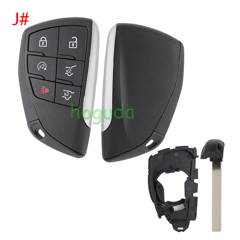 For Chevrolet 2+1/3+1/4+1/5+1 button smart remote key blank