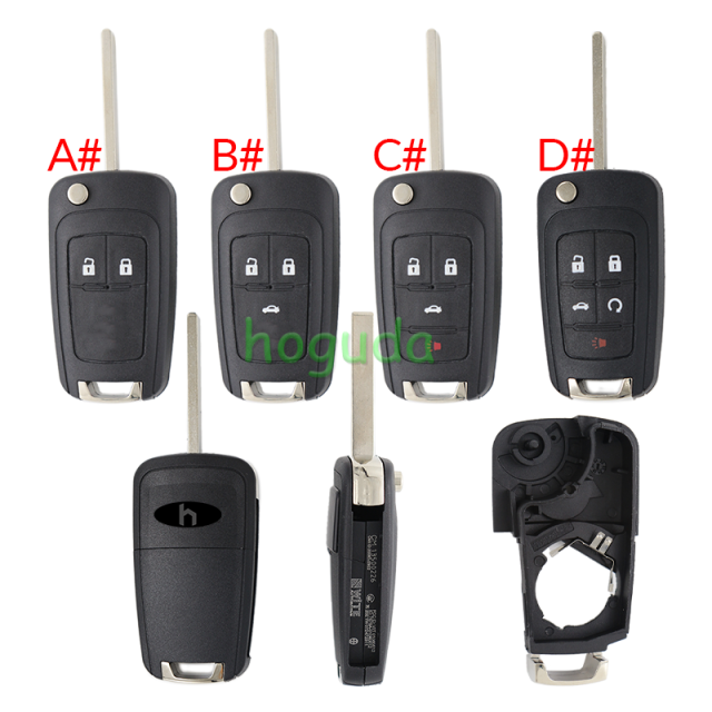 For Cherolet 2/3/3+1/4+1 button remote key blank