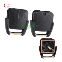 For Chevrolet 2/3 button remote case with battery place