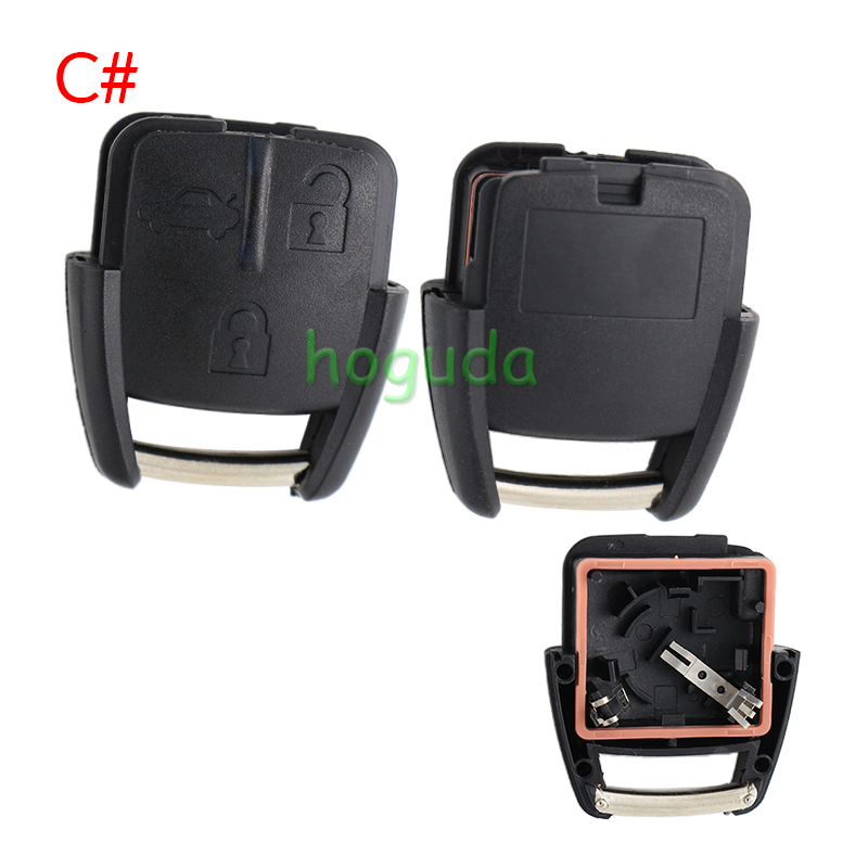 For Chevrolet 2/3 button remote case with battery place