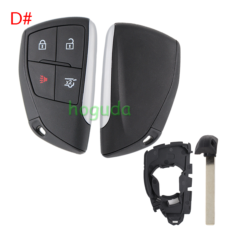 For Chevrolet 2+1/3+1/4+1/5+1 button smart remote key blank
