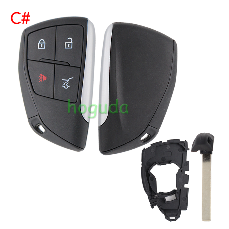 For Chevrolet 2+1/3+1/4+1/5+1 button smart remote key blank