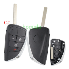 For Chevrolet 2/3/3+1/4+1 button modified flip remote key blank
