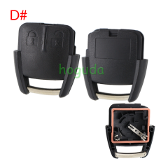 For Chevrolet 2/3 button remote case with battery place